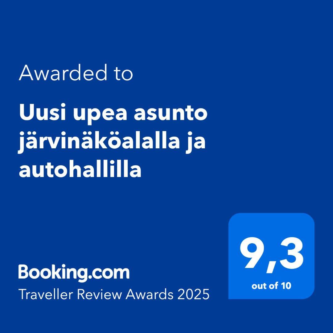 Uusi Upea Asunto Jaervinaekoealalla Ja Autohallilla Tampere Dış mekan fotoğraf